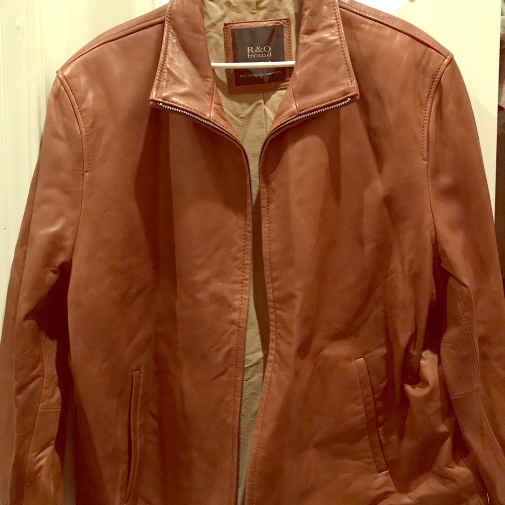 R&O Real Leather Jacket NWT